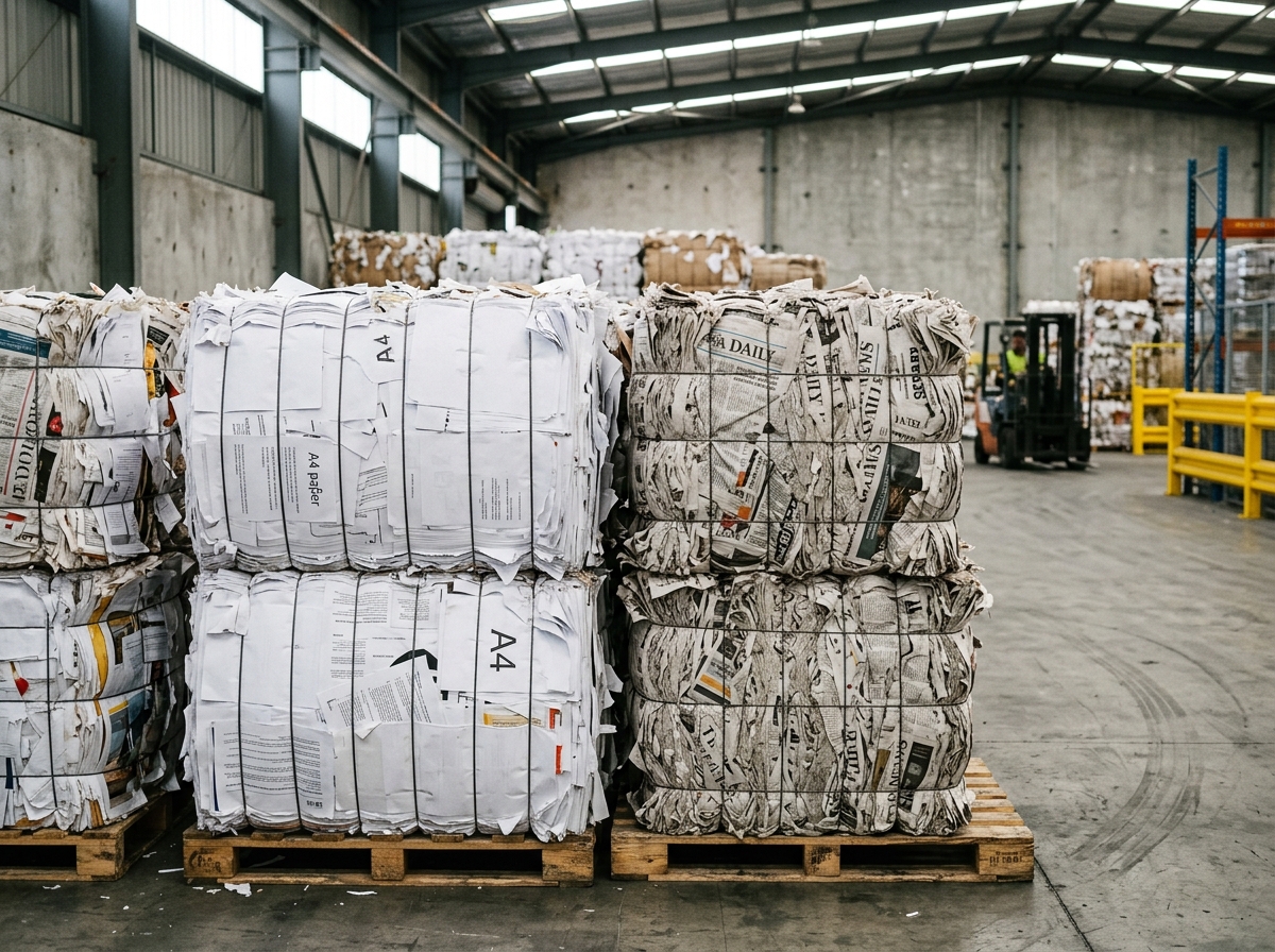 Baled Paper Scrap