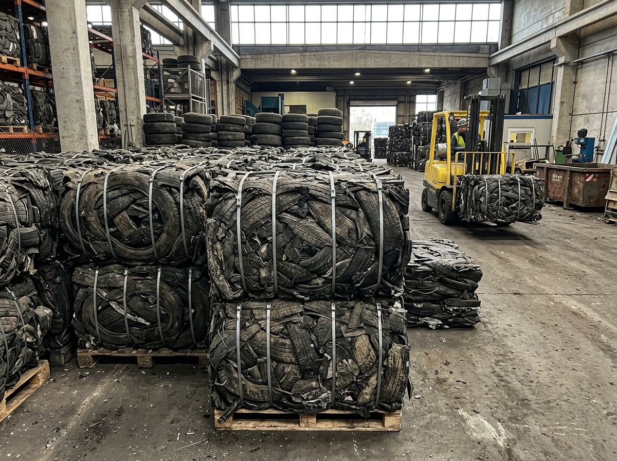Baled Scrap Tyres Up to 500 Kgs