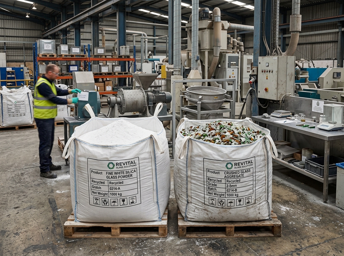Glass Powder Sowbi India Recyclers